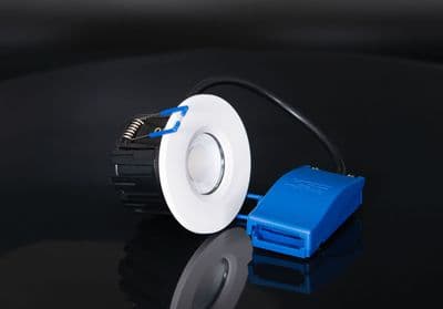 KSR Lighting KSRFRD385 QR Dual Multi Wattage & 4CCT LED IP65 Dimmable Downlight White