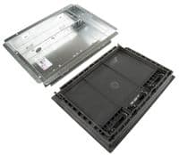 Legrand CB3 Compartment Contractor Floor Box 85mm with ABS Lid and Trim