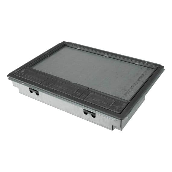 Legrand CB3 Compartment Contractor Floor Box 85mm with ABS Lid and Trim