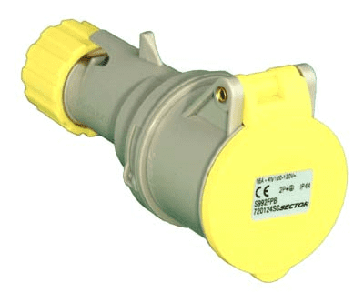 Lewden PM16/2000FPB 16A 2P+E 110V Connector