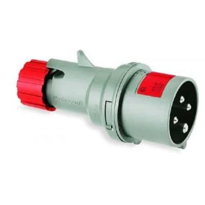 Lewden PM32/1500FPB 32A 3P+E 400V Plug IP44