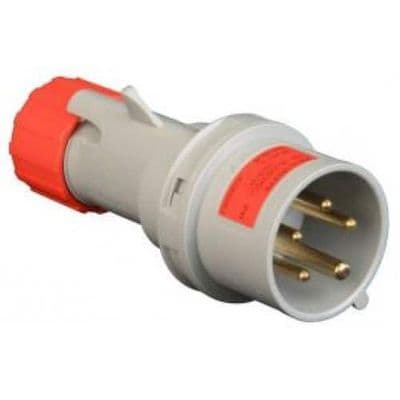 Lewden PM32/1800FPB 32A 3P+N+E 400V Plug IP44