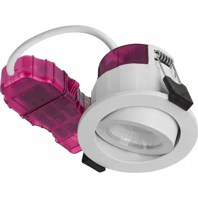 Luceco PTA6WCCT FType Elite Adjustable White CCT Adjustable Fire Rated LED Downlig