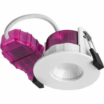 Luceco PTF6WD2W FType Elite Flat White 4W-6W CCT Fire Rated LED Downlight