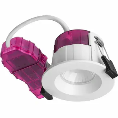 Luceco PTR6WCCT FType  Elite Regressed White 4W-6W CCT Fire Rated LED Downlight
