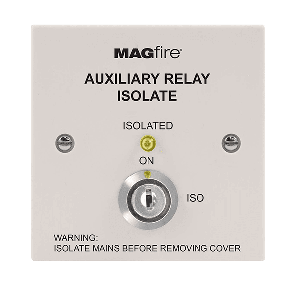MAGFIRE MAGAUXISOWP Auxiliary Isolator Relay Switch White