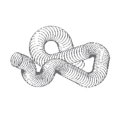 Manrose 1070 Aluminium Laminated Flexible Ducting 152mm diameter x 10M x 6 inch