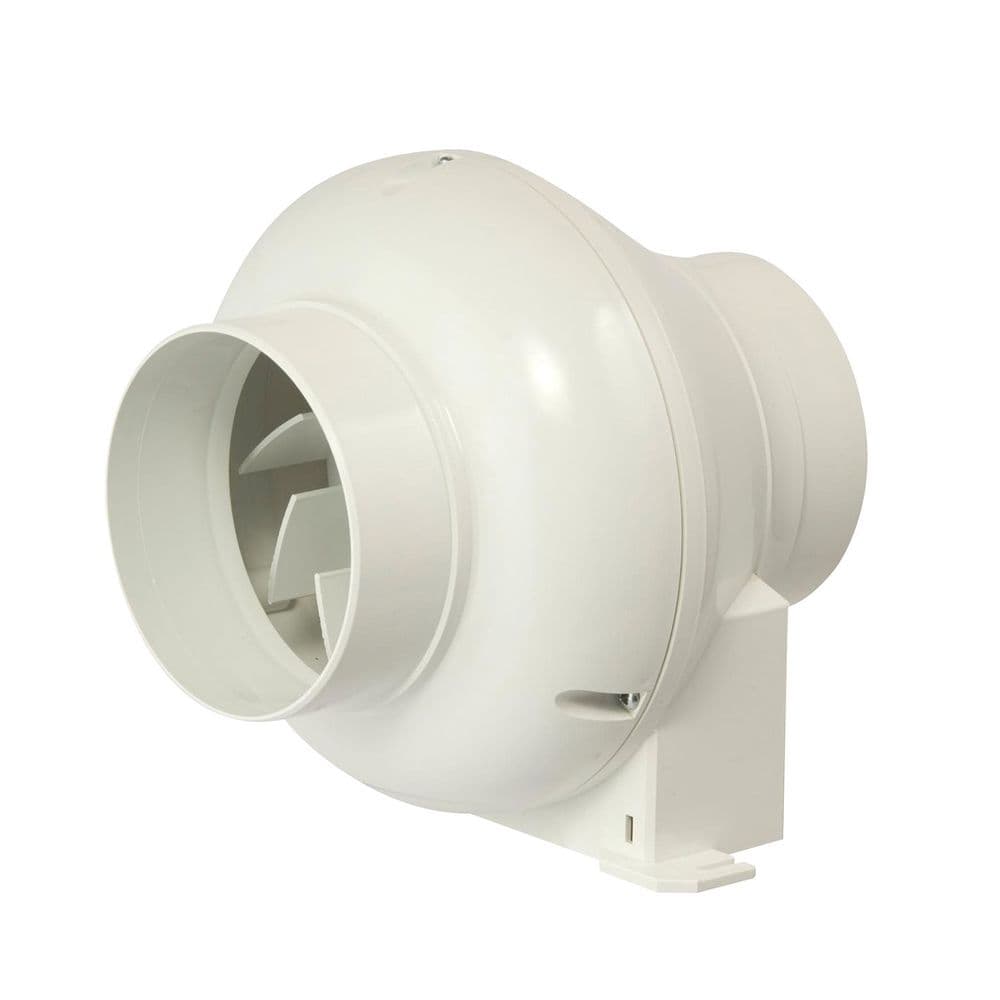 Manrose CFD200TN In-Line Centrifugal Timer Fan 100mm Duct With Brackets