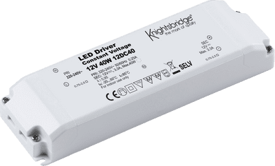 ML Accessories 12DC40 IP20 12V DC 40W LED Driver - Constant Voltage