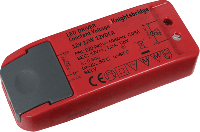 ML Accessories 12VDCA IP20 12V 12W LED Driver - Constant Voltage