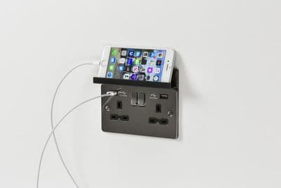 ML Accessories 2GPHBK 2G Fold Away Phone Holder - Black