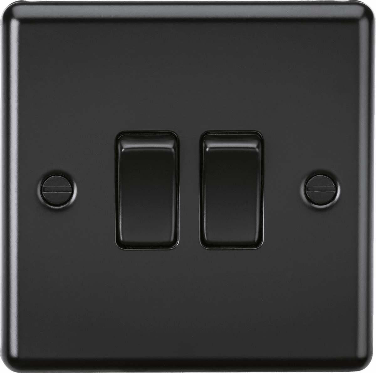 ML Accessories CL3MBB 10AX 2G 2-way Switch - Matt Black