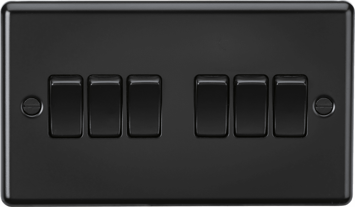 ML Accessories CL42MBB 10AX 6G 2-way Switch - Matt Black