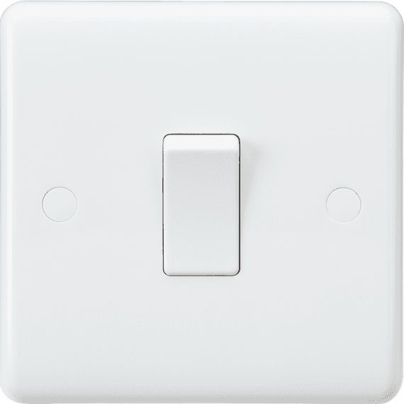 ML Accessories CU1000 Curved Edge 10AX 1G 1-Way Switch