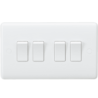 ML Accessories CU4100 Curved Edge 10AX 4G 2-Way Switch