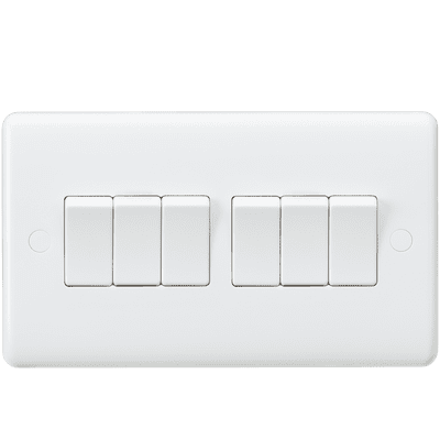 ML Accessories CU4200 Curved Edge 10AX 6G 2-Way Switch