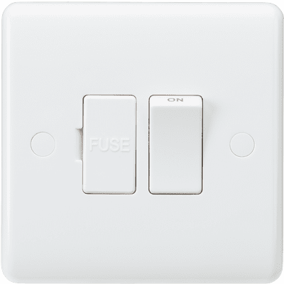 ML Accessories CU6300 Curved Edge 13A Switched Fused Spur Unit