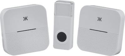 ML Accessories DC015 Wireless plug in dual receiver door chime system - white