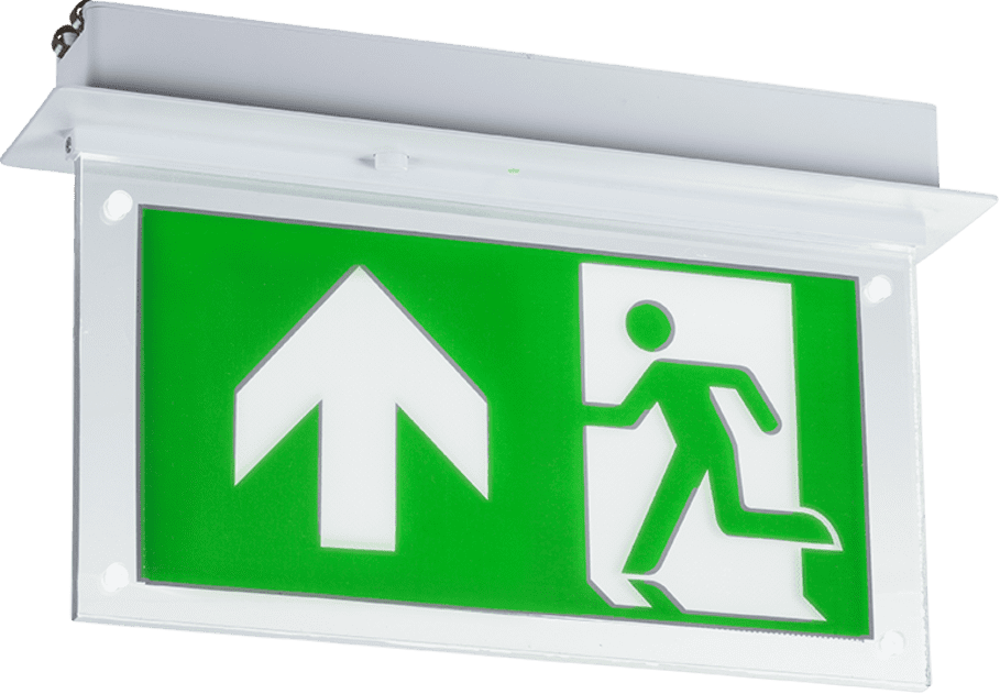 ML Accessories EMLRECL 230V 2W Recessed LED Emergency Exit sign
