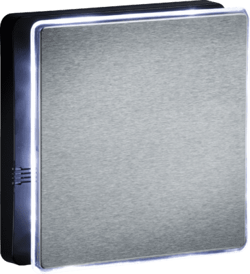 ML Accessories EX4TSS LED Backlit 100mm Timer Extractor Fan Steel