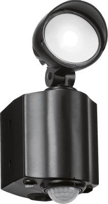 ML Accessories FL8ABK IP55 LED Security Spotlight Black