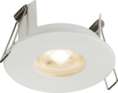 ML Accessories FRNFMW FireNova IP20 Fixed GU10 Fire-rated Open-back Downlight - Matt White