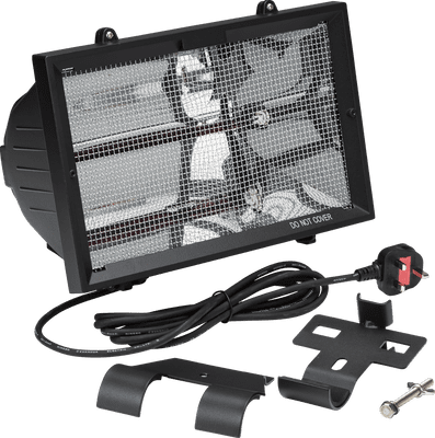 ML Accessories HEOD1309BK 230V IP24 1.3kW shortwave infrared heater Black