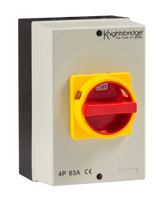 ML Accessories IN0027 IP65 63A Rotary Isolator 4P AC 230V-415V