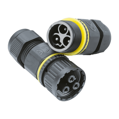 ML Accessories JB0011 IP68 16A Plug and Socket Cable Connector 3-Pole