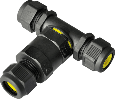 ML Accessories JB003 IP68 16A 3-Way Cable Connector 3-Pole