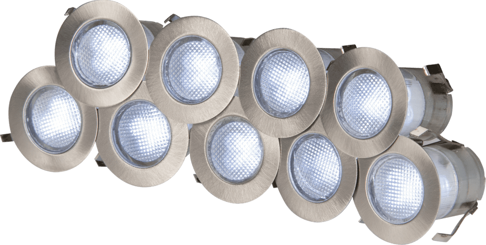 ML Accessories KIT16W 230V IP65 10 x 0 2w Cool White LED Kit 6000K 