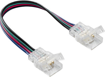 ML Accessories LFCONIP4FX 12V/24V IP65 LED Flex Strip to Strip 150mm Connector - CCT/RGB