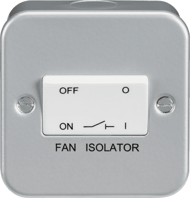 ML Accessories M1100 Metal Clad 10AX Fan Isolator Switch