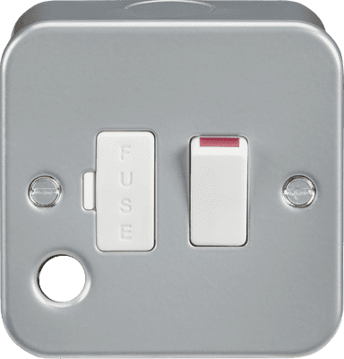 ML Accessories M6300F Metal Clad 13A Switched Fused Spur Unit with Flex Outlet