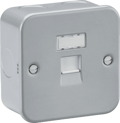 ML Accessories MC6 Metal Clad UTP CAT6a RJ45 Network Outlet