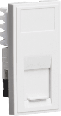 ML Accessories NETC6AWH UTP CAT6A RJ45 Outlet module 25 x 50mm - White