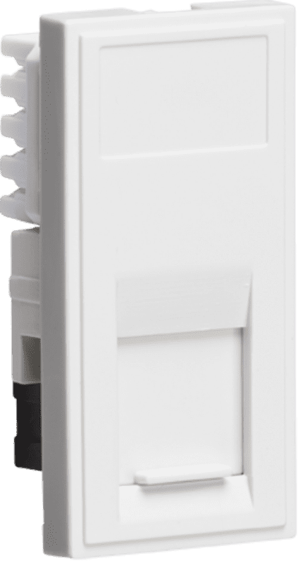ML Accessories NETC6AWH UTP CAT6A RJ45 Outlet module 25 x 50mm - White