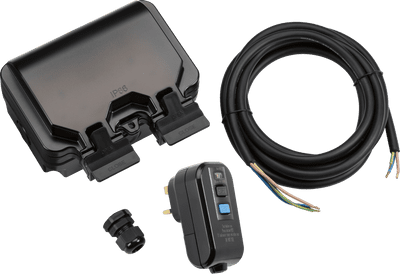 ML Accessories OPRCDKIT IP66 2G RCD Outdoor Socket Kit
