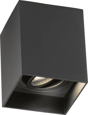 ML Accessories ORA1TSB Oran Surface Tilt Square Downlight Black