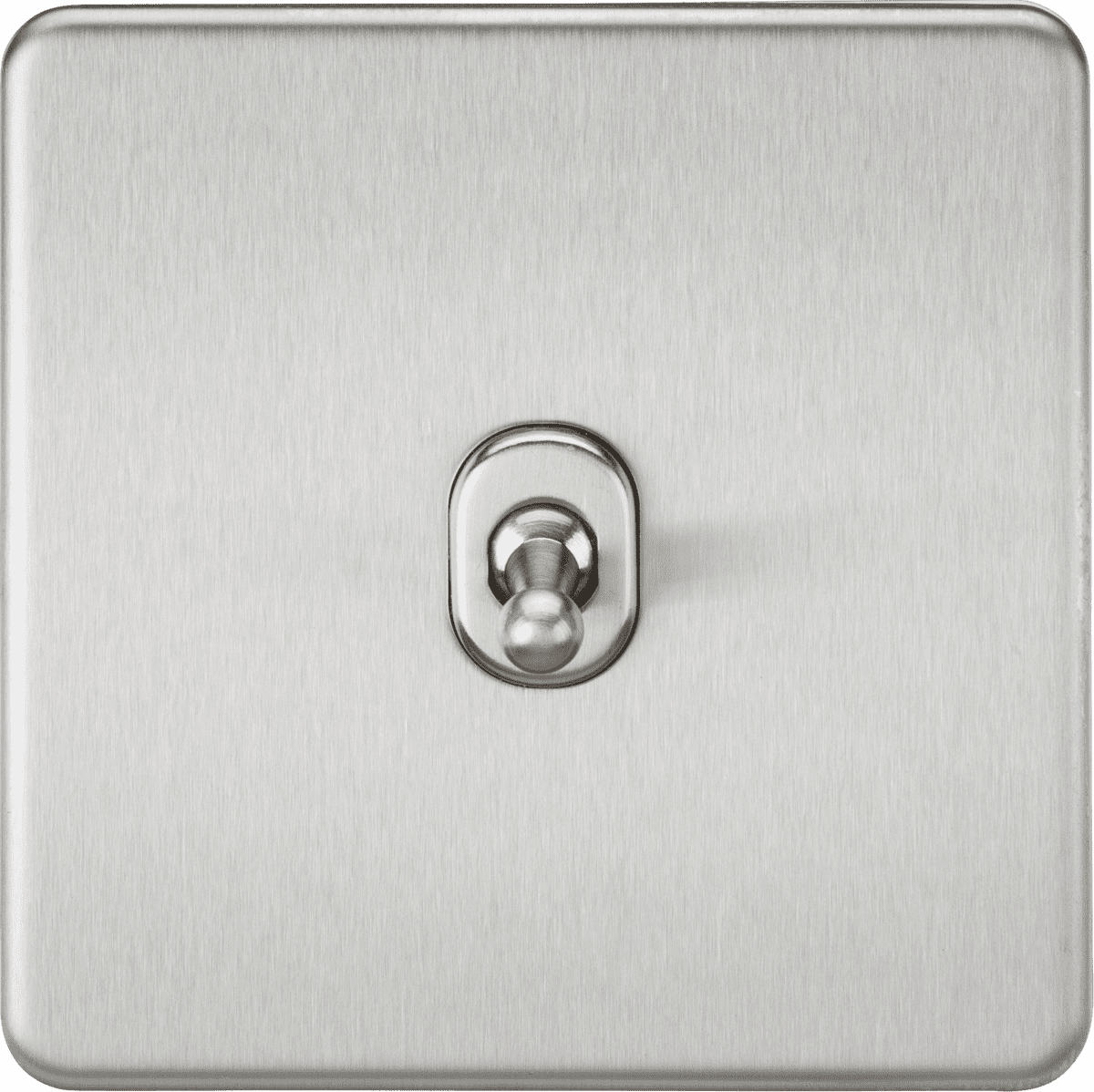 ML Accessories SF1TOGBC Screwless 10AX 1G 2-Way Toggle Switch - Brushed ...