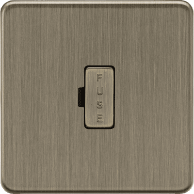 ML Accessories SF6000AB5000 13A Fused Spur Unit - Antique Brass