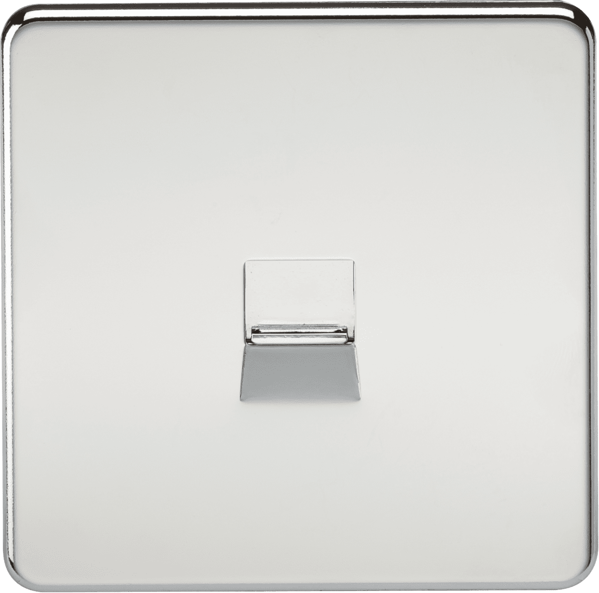 ML Accessories SF7300PC Screwless Telephone Master Socket - Polished Chrome