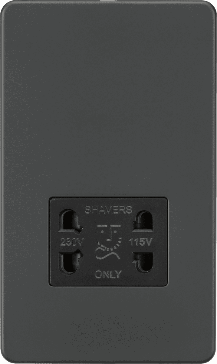 ML Accessories SF8900AT Screwless 115V/230V Dual Voltage Shaver Socket ...