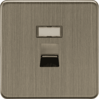 ML Accessories SFRJ45AB RJ45 network outlet - Antique Brass