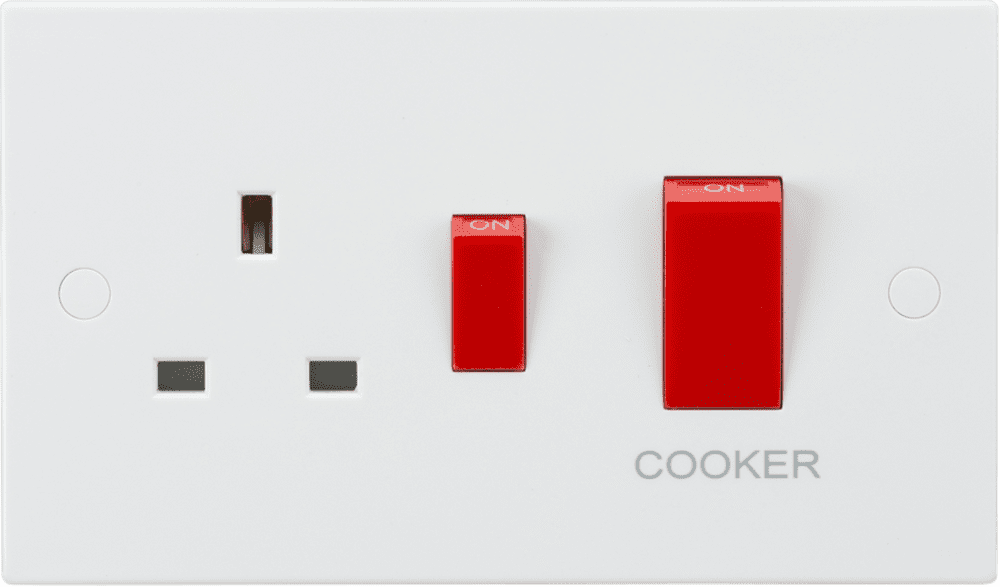 ML Accessories SN8333 45A DP Cooker Switch and 13A Socket x 5 Box