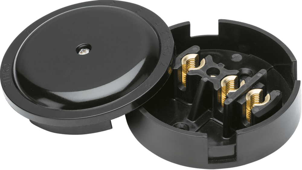 ML Accessories SN8430B 30A Junction Box 3 Terminal Black 89mm X 10 Box ml-accessories-sn8430b-30a-junction-box-3-terminal-black-89mm-x-10-box