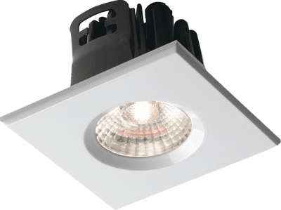 ML Accessories VFRSBEZW Square White Bezel for VFRCOB Downlights