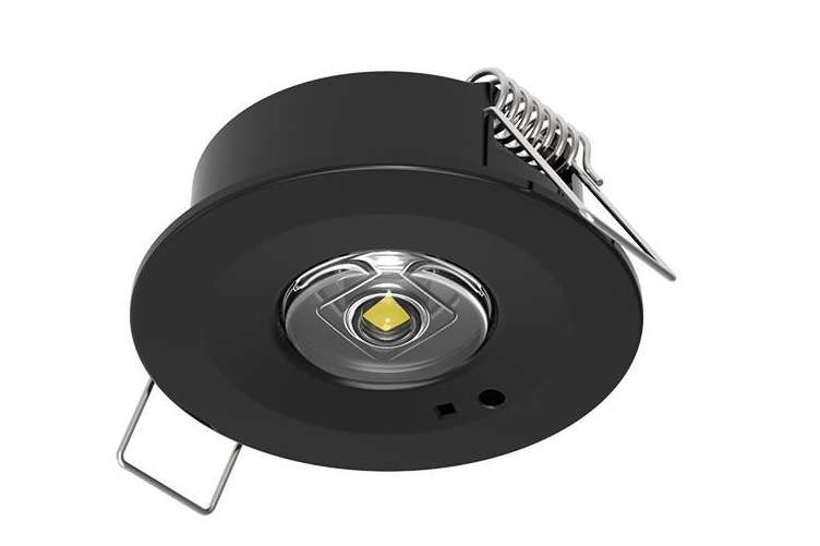 NVC NSC/BK/REC/NM3 Senece LiFe LED Non-Maintained Recessed Downlight Black