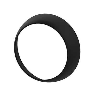 Ovia Lighting OEO5BK Plain Ring Bezel For Evo Orb Black