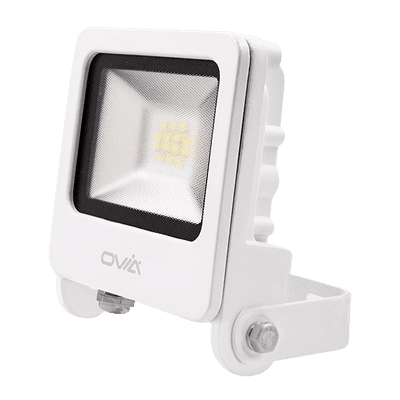 Ovia Lighting OV10110WHCW 10W LED Floodlight 4K White IP65
